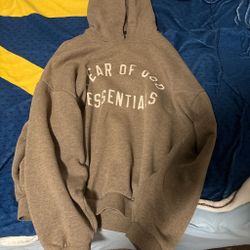 fear of god essentials hoodie