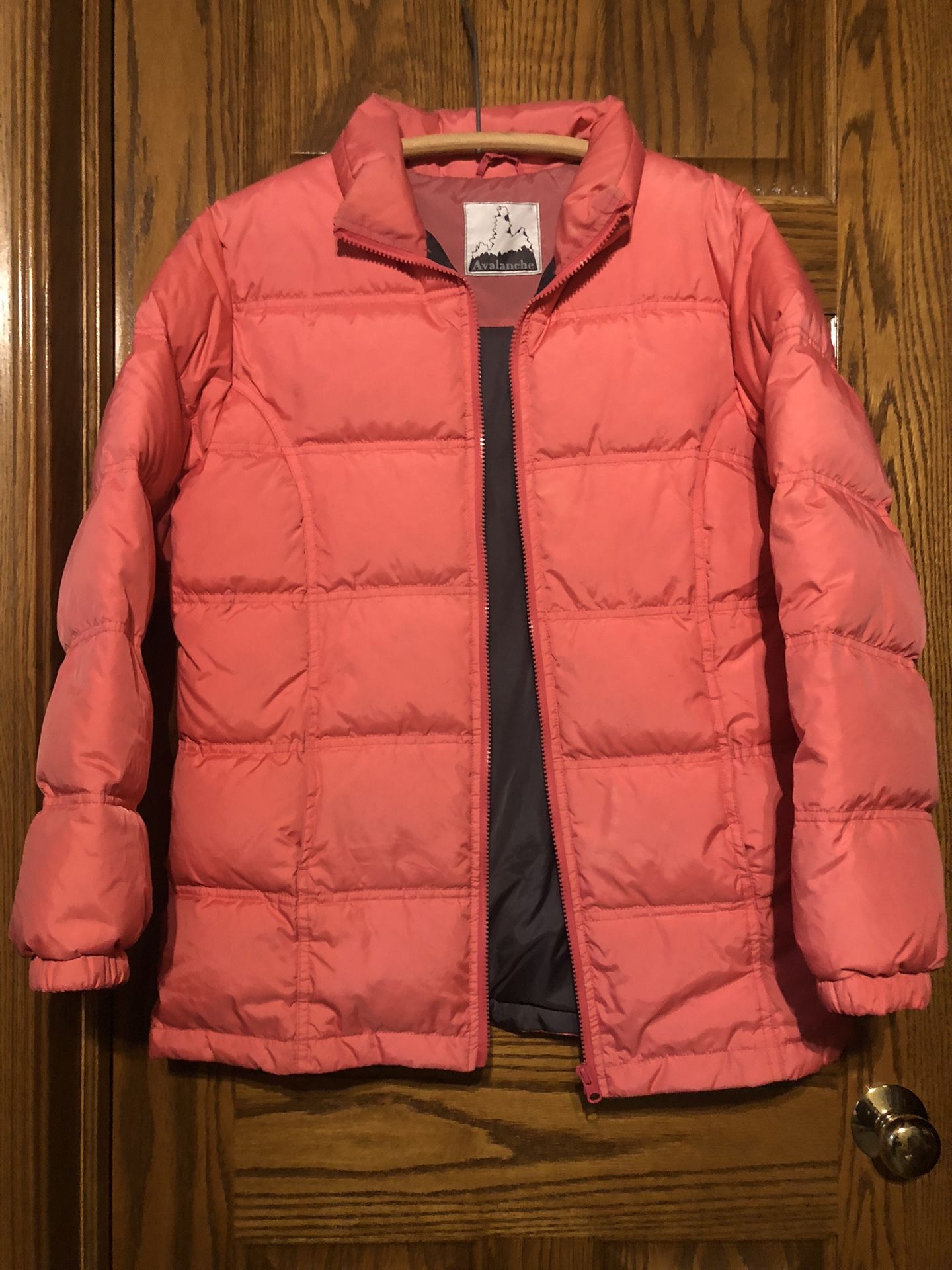 Avalanche pink puffer jacket