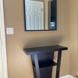 Console Table With Mirror