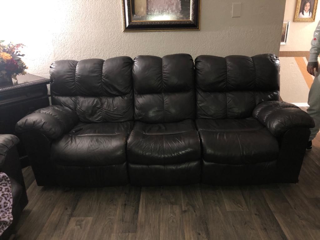 Selling All Leather Reclining Couches