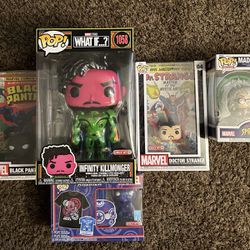 MARVEL  Funko Pops Characters Prices Vary 