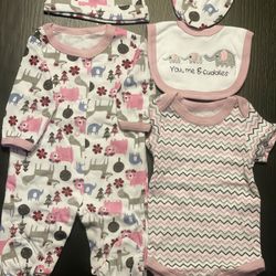 New Reborn Baby Doll  Clothes Set 5 Pieces 