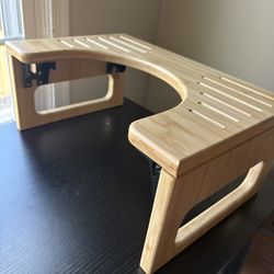 🔥 NEW Bamboo Toilet Stool (Foldable) – Non-Slip Squat Potty – $30 FAST 🔥