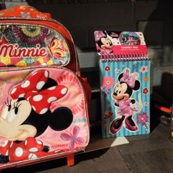 Minnie Mouse Rolling Backpack/Suitcase 