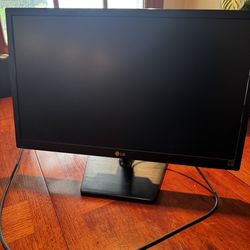 LG 24” Monitor w/ HDMI – Works, No Power Cord