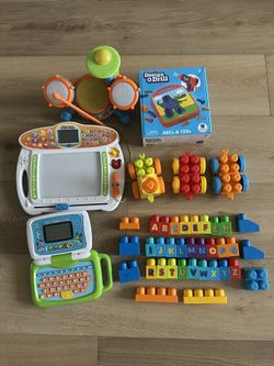 Bundle Of Toddler Learning Toys Alphabet Vtech Motor Skills