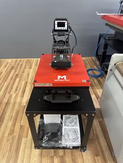 Commercial Auto Open Heat press 16” x 20” . Drawer style