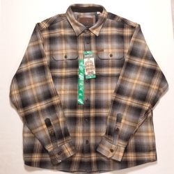 Orvis Men's Heavyweight Flannel Shirt Available in L or XL