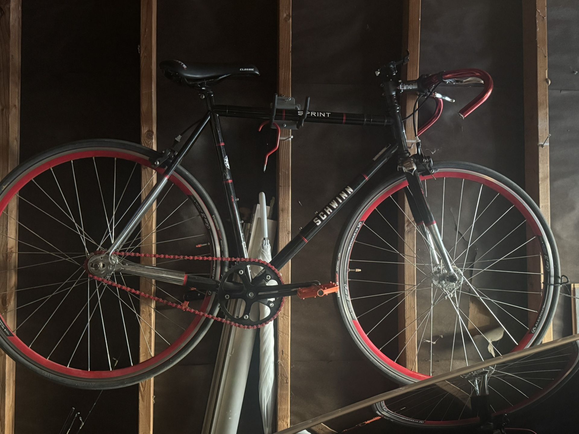Red And Black Road Bike