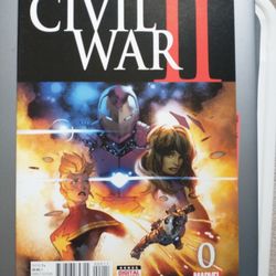 Marvel Civil War 2 #0 1st Print Comic Book By Bendis And Coipel