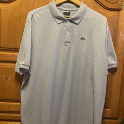 Lacoste Polo T Shirt Light Blue Size 9
