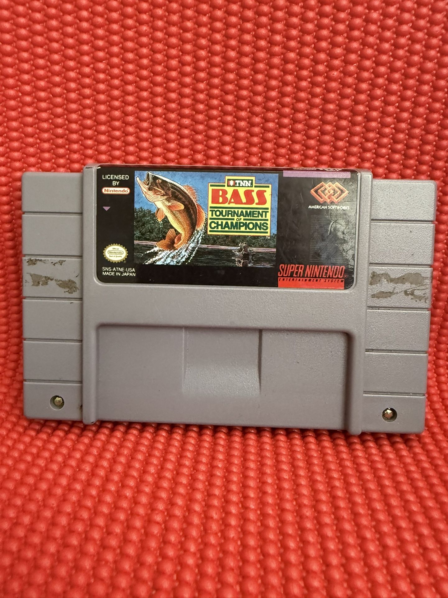 Tnn Bass Tournament Of Champion Super Nintendo