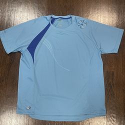 Adidas Retro Blue Soccer Shirt 