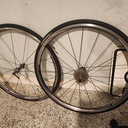 🔥🚲🔥Shimano Ultegra WH-6600 Wheel Set 700c Aero 20 16 Hole 130 mm Silver QR Road 10s🔥🚲🔥