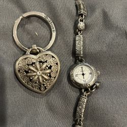 Brighton Watch And Keychain 