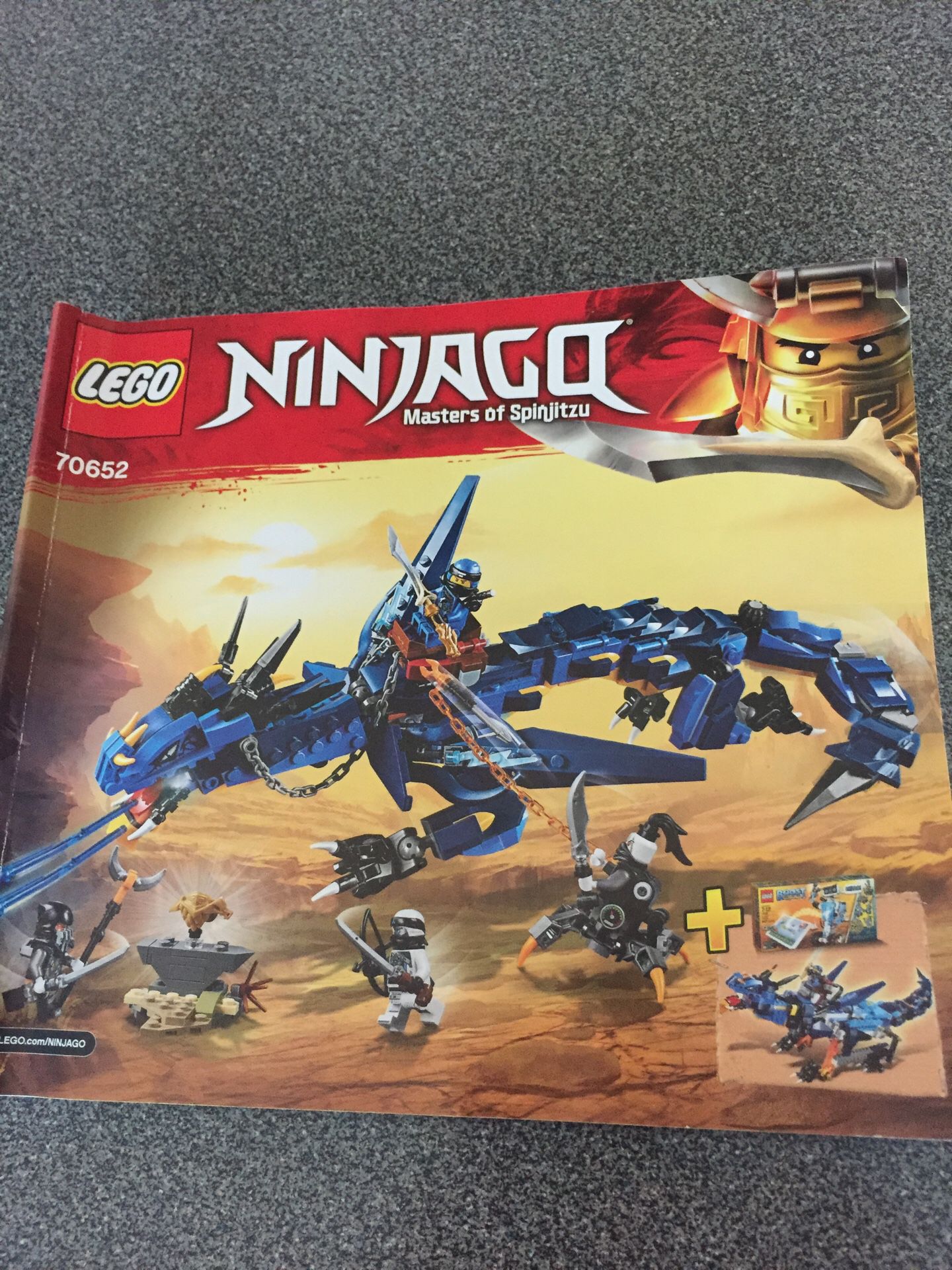 LEGO Ninjago Masters of Spinjitzu set . 70652