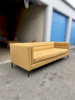 Mid Century Modern Tufted Sofa Delivery Available
