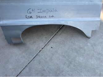 64 impala driver side rear quarter panel wheel arch