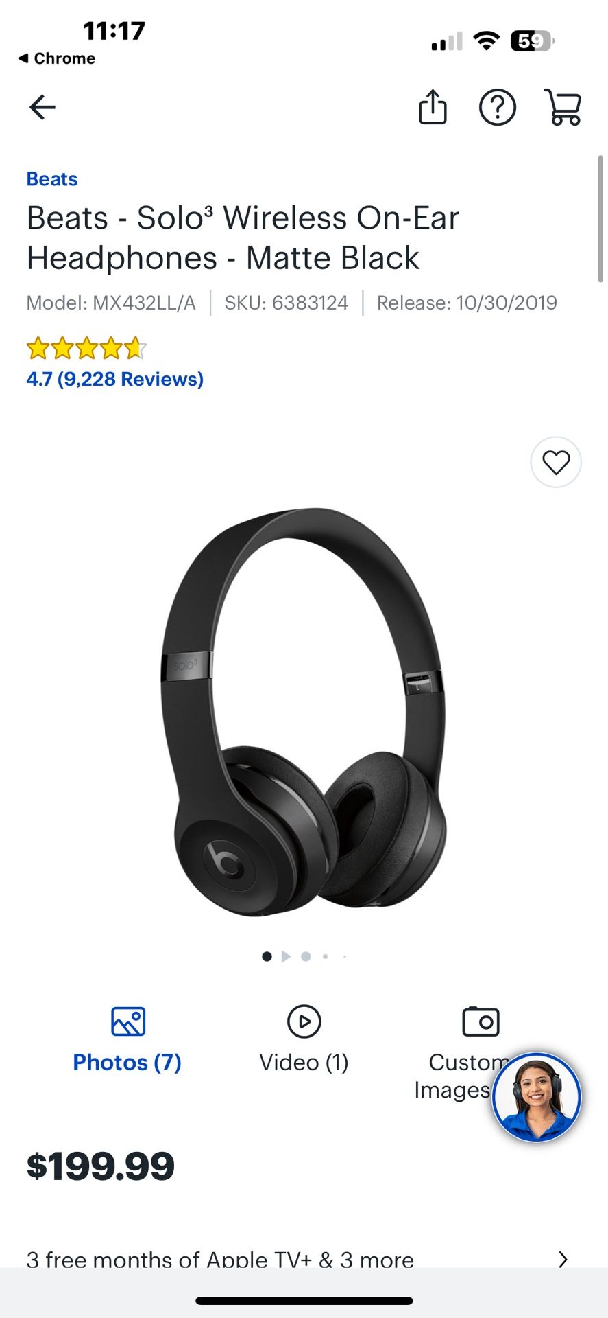 BLK BEATS SOLO 3 Wireless