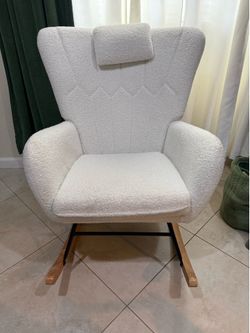 White Nursing Rocking Chair and More!