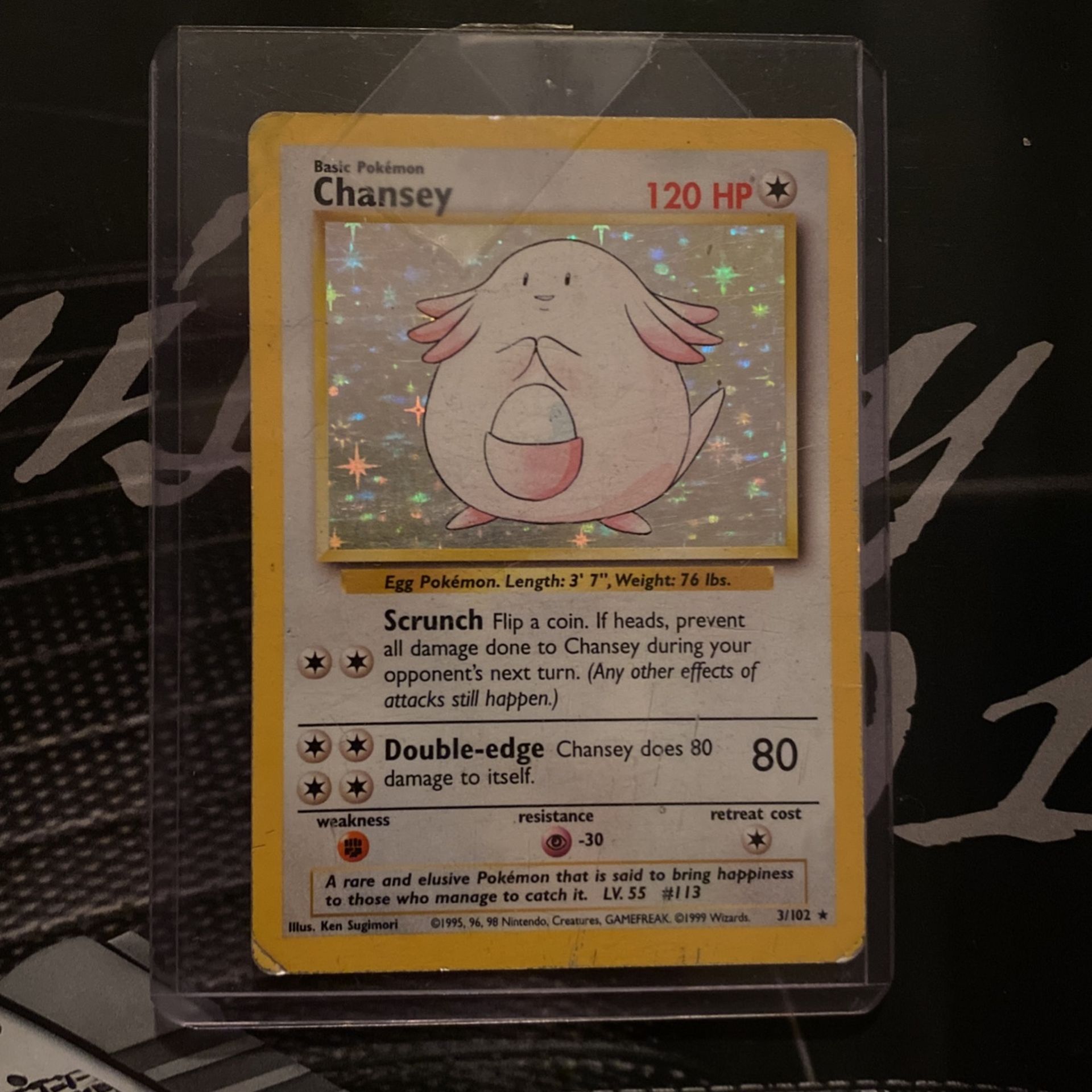 Pokémon Chansey Holo 