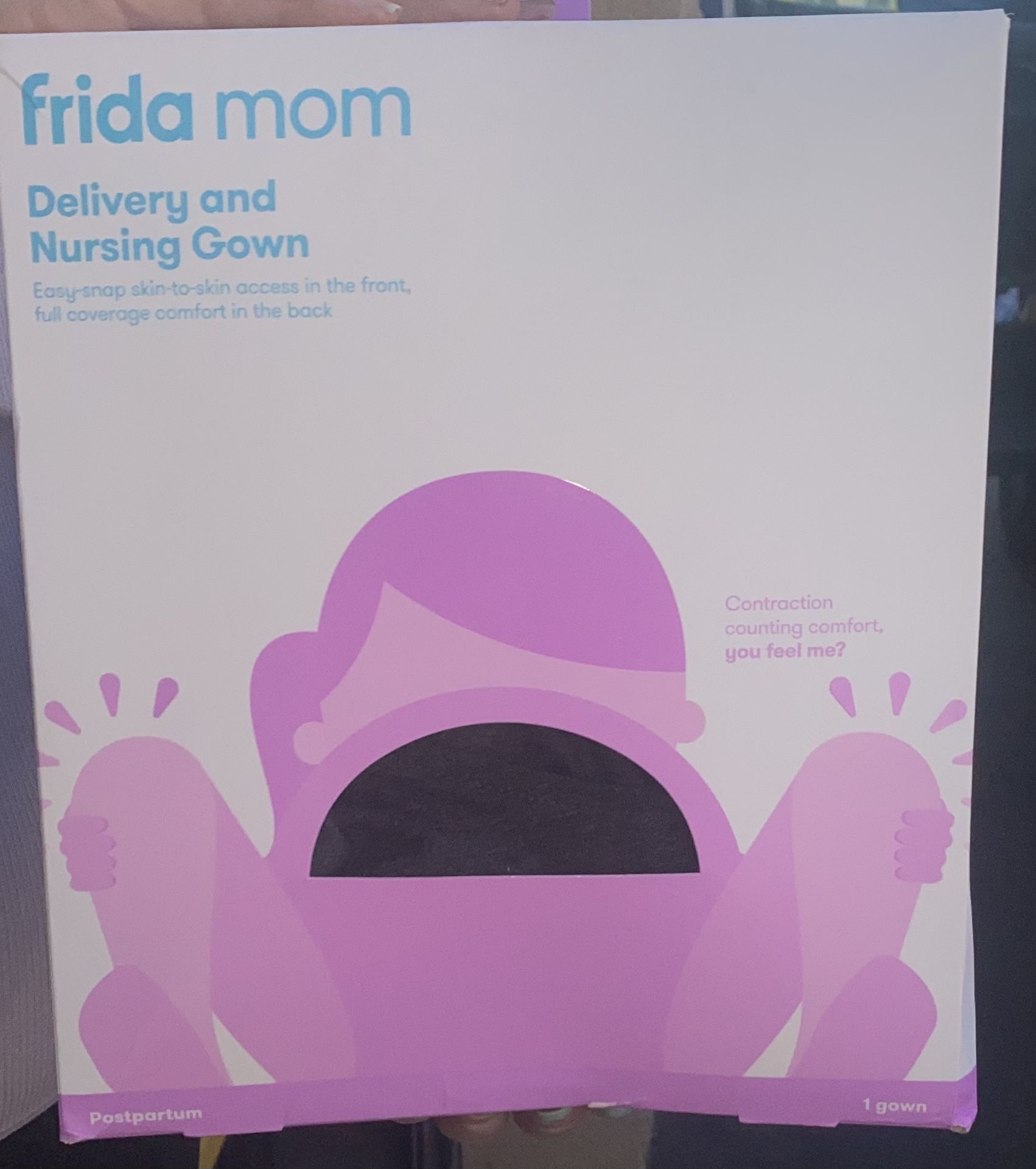 Frida Mom Delivery and Nursing Gown