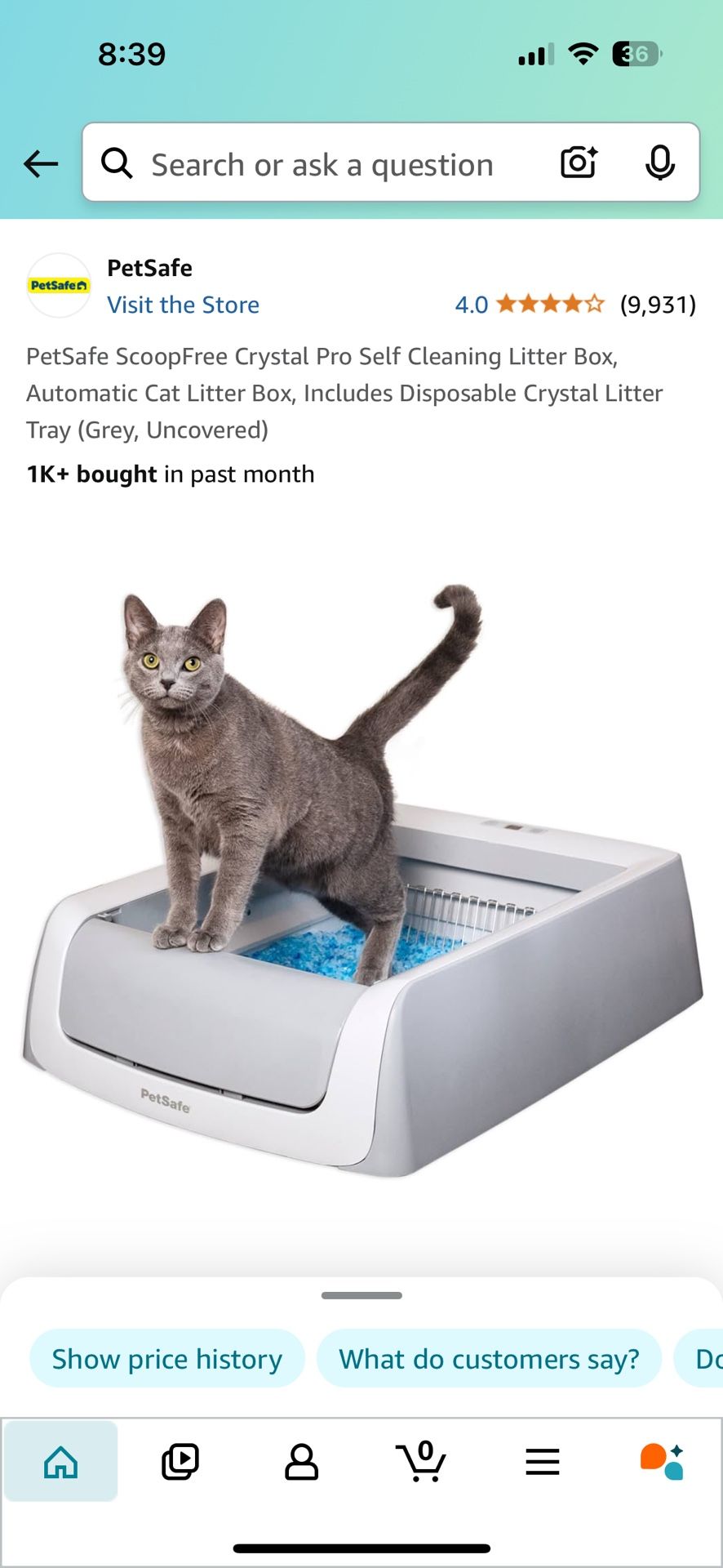 Self Cleaning Cat Litter Box