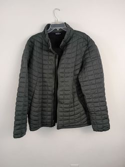 Ben Sherman Green Puffer Quilted Zip-Up Jacket