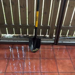 49 in. Fiberglass Handle Carbon Steel Digging Shovel