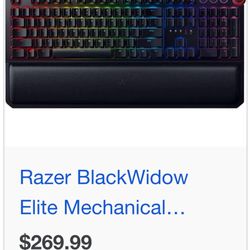 Razer Black Widow Elite / Hyper Pulsefire Surge