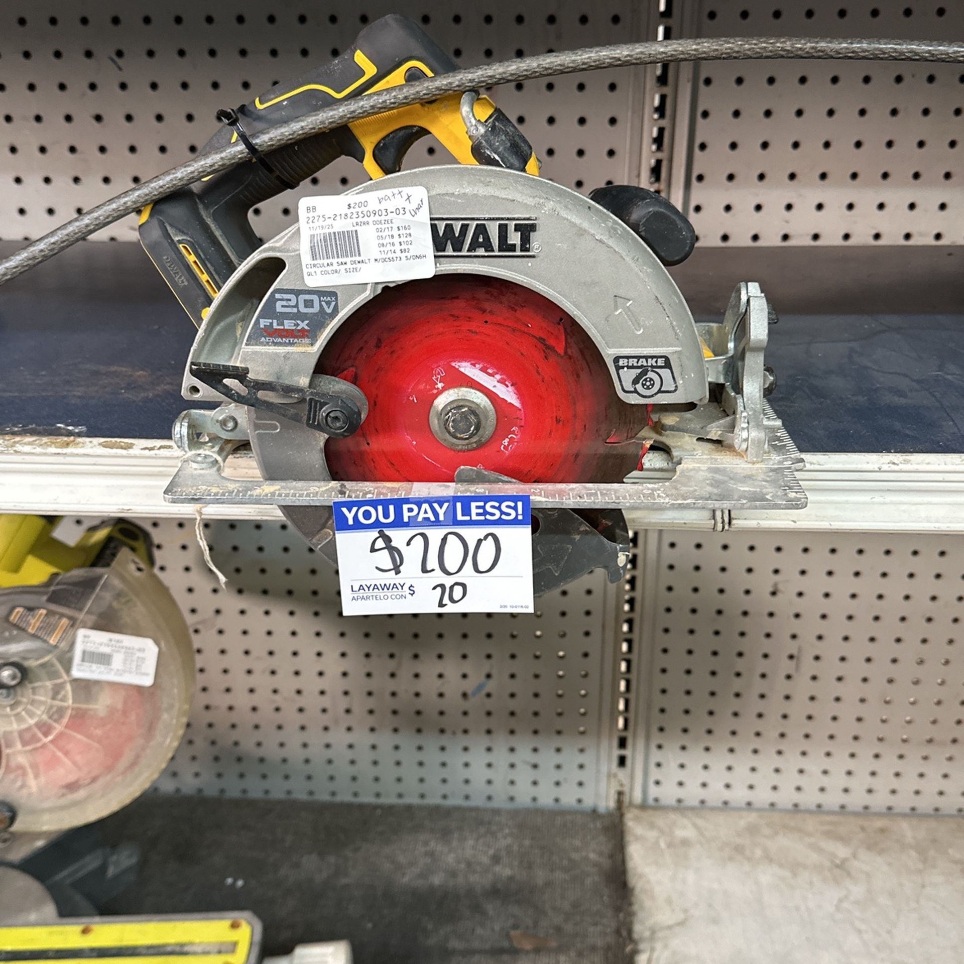 Circular Saw Dewalt With Battery And Charger