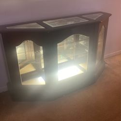 Photo/ Collectibles Cabinet w/Light
