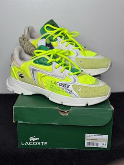 Lacoste L003 Neo Sneakers Yellow White Size 11.5