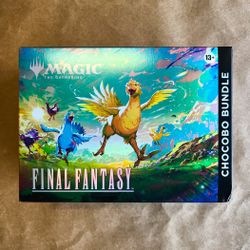Magic: The Gathering Final Fantasy Chocobo Bundle 10 Play Boosters Click Wheel Counter Foil Promo