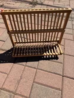 Wooden Dish Rack, Excellent Condition