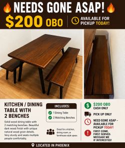 Dinning room table