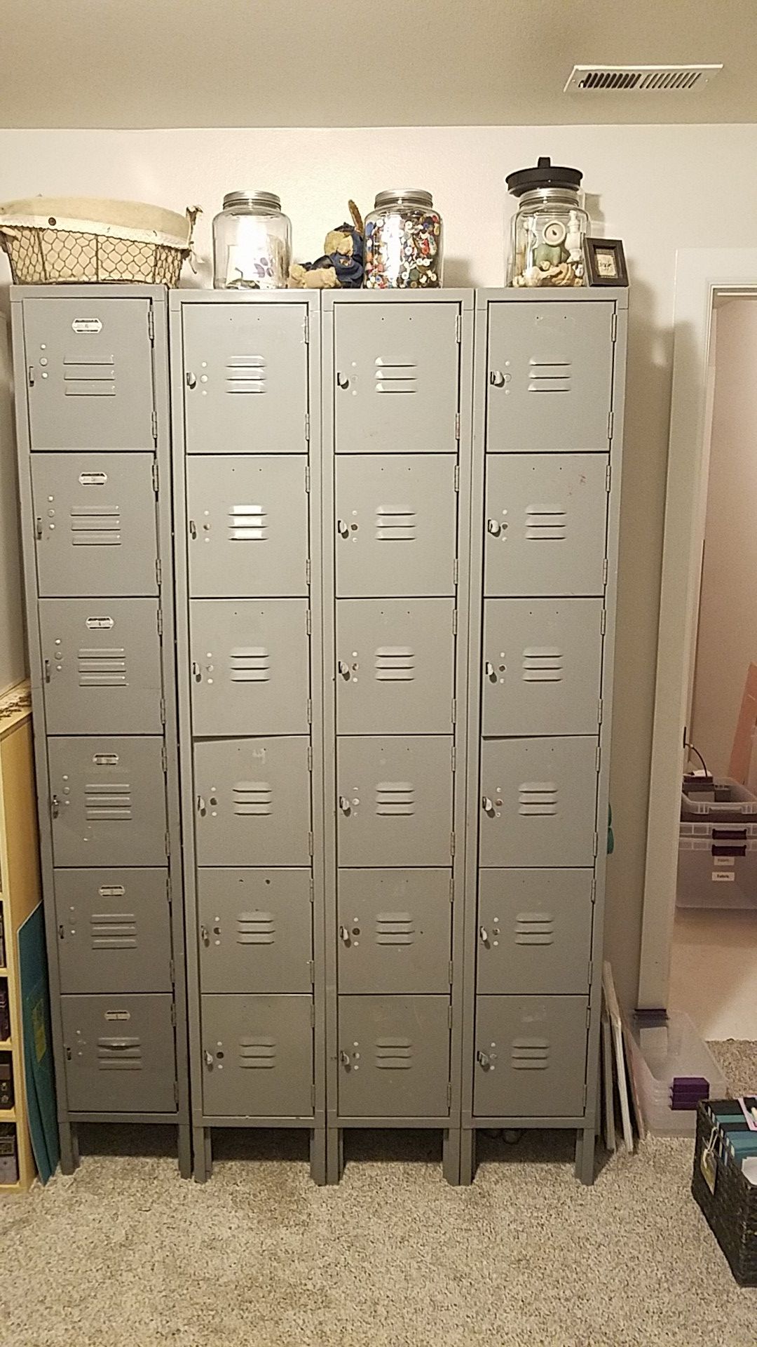 Lockers for storage