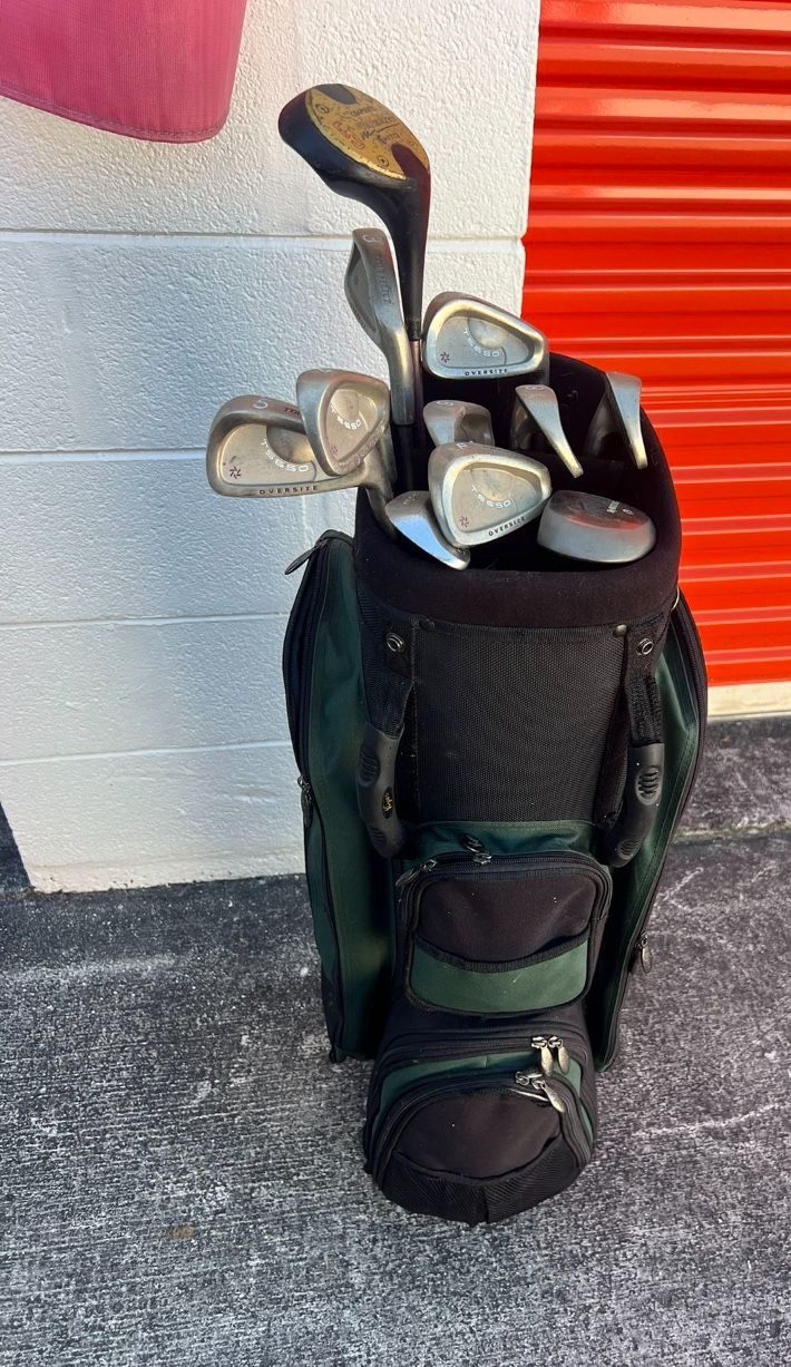 Golf Clubs With Bag Kool Cat TS 650 Oversize Dual Wedge Viper Graphite Últimax 