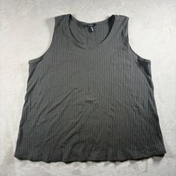 Eileen Fisher Women's Size Medium Gray Tencel Tank Top New #3E