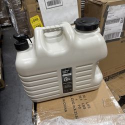 6.4 Gallon(24L) Portable Water Containers with Spigot, BPA Free Water Jug, Beige Water Tank, Multifunction Water Storage Containers for Camping Outdoo