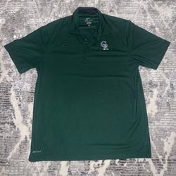 Men’s Nike Golf Dry Fit Polo Featuring Colorado Rockies Logo