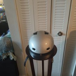 Casco De Moto Gris (Tipo Nazi)