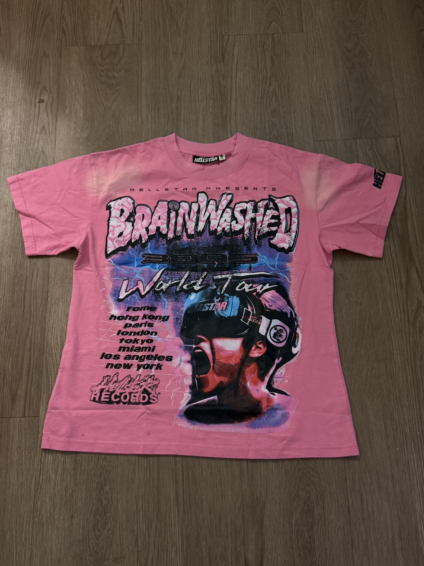 Hellstar Brainwashed World Tour Tee Pink