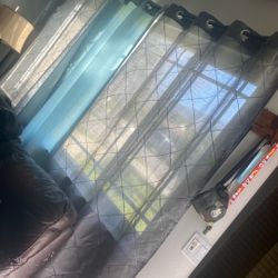 3 Cortinas Para Sala En Buen Estado 