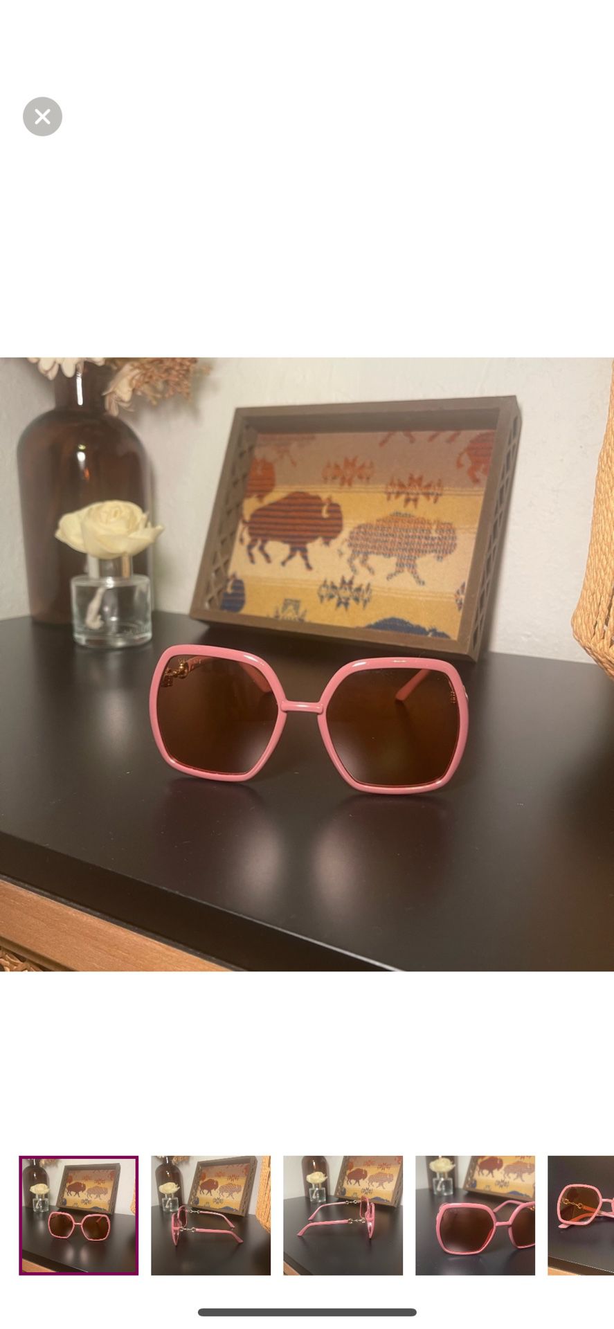 Authentic Gucci Sunglasses --Pink 👩🏻‍🎤