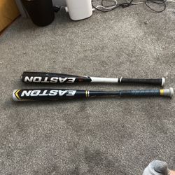 2 Easton baseball Bats