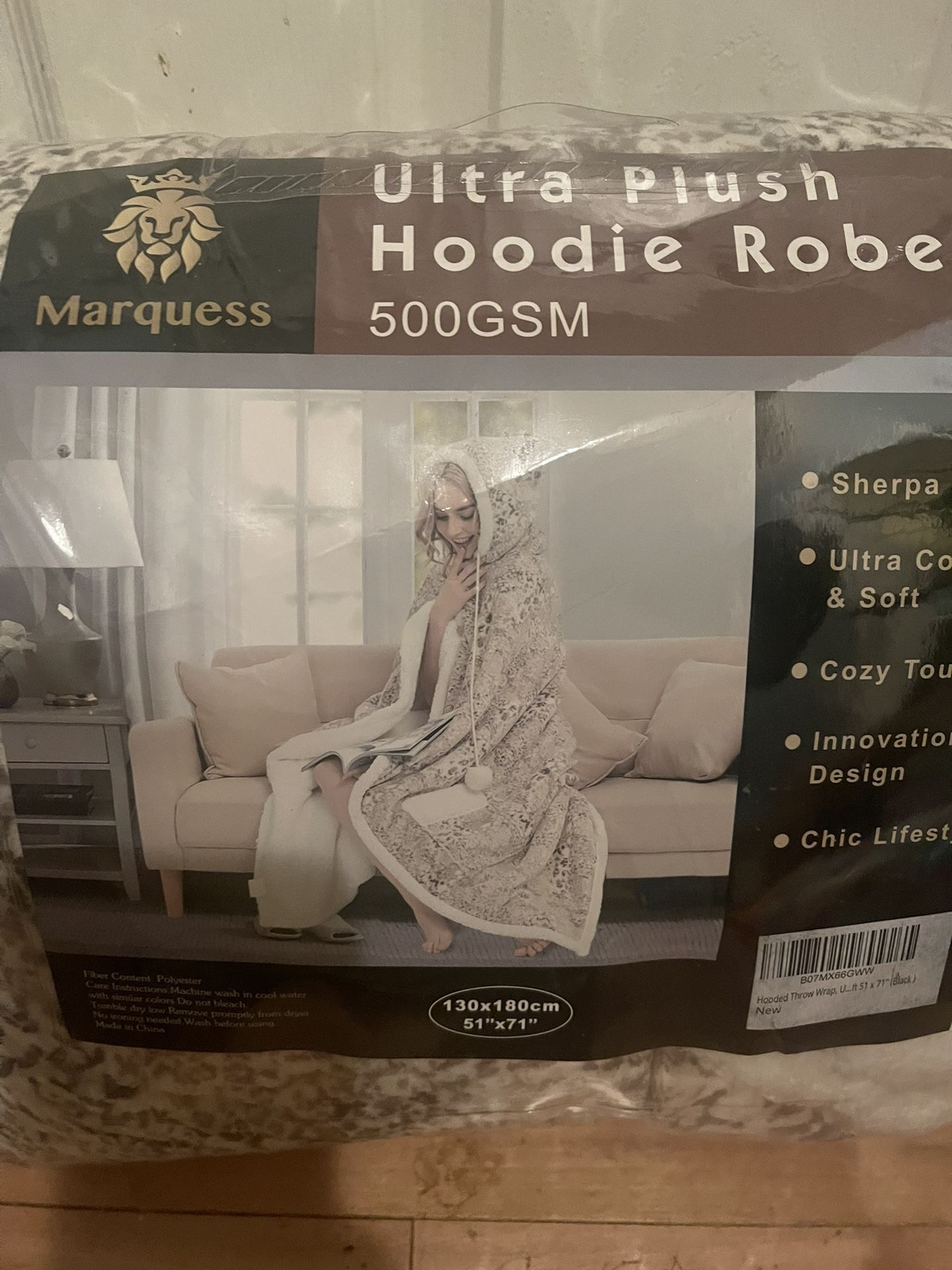 Ultra Plush Hoodie Robe