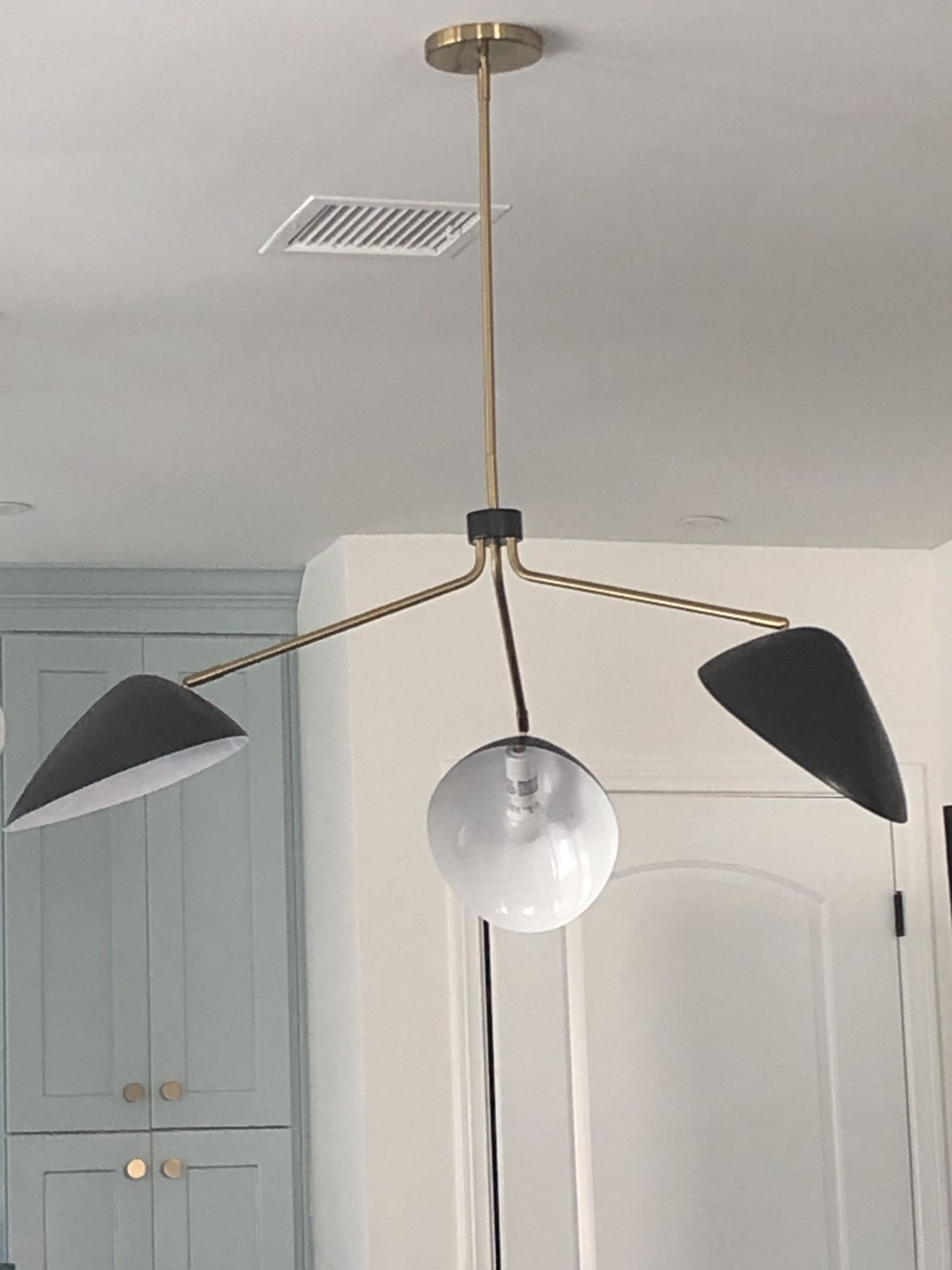 NEW Mid-Century Chandelier