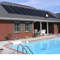  2’ X 20’ Large Pool Spa Solar Panel Hot Water Heater Warmer Kit 