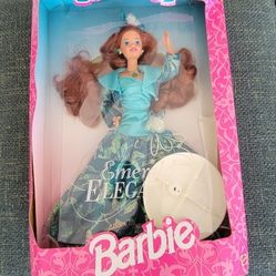 Emerald Elegance Vintage Collector Barbie  #12322